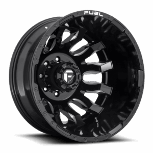 Fuel 1PC FC673 BLITZ GLOSS BLACK MILLED - 8X6.5