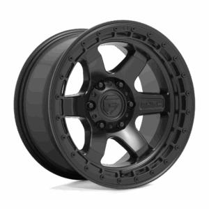 Fuel 1PC FC750 BLOCK MATTE BLACK WITH BLACK RING - 6X5.5