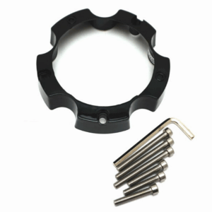 CAP SPACER 5X5.5/150 LUG - GLOSS BLACK