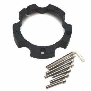 CAP SPACER 5X5.5/150 LUG - MATTE BLACK