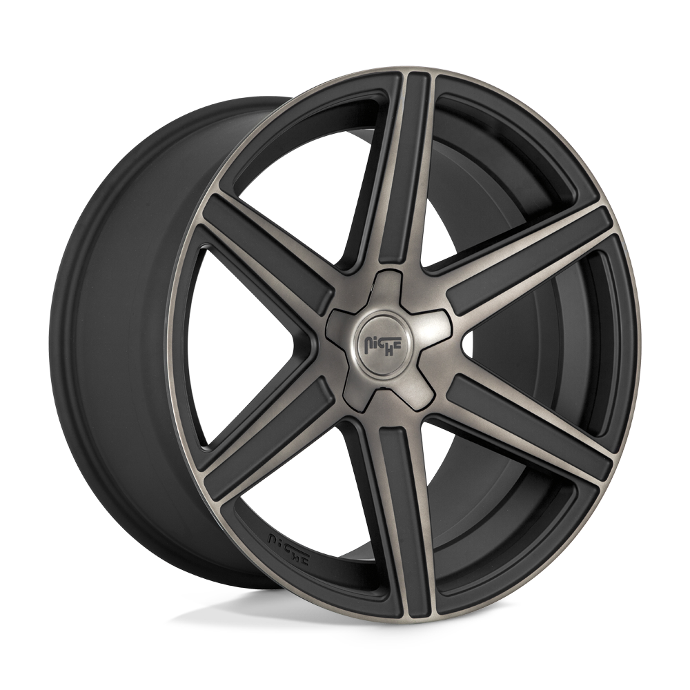 Niche 1PC NC236 CARINA MATTE MACHINED DOUBLE DARK TINT - 5X115
