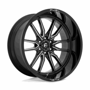 Fuel 1PC FC761 CLASH GLOSS BLACK MILLED - 6X135