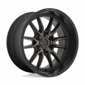 Fuel 1PC FC762 CLASH MATTE BLACK DOUBLE DARK TINT - 6X135