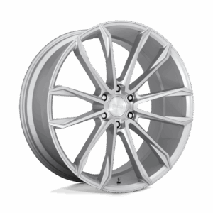 DUB 1PC DC248 CLOUT GLOSS SILVER BRUSHED - 6X135