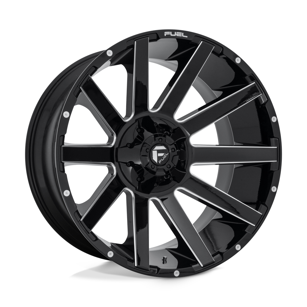 Fuel 1PC FC615 CONTRA GLOSS BLACK MILLED - 8X170