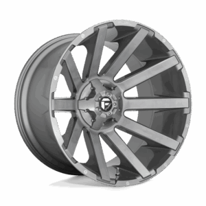 Fuel 1PC FC714 CONTRA BRUSHED GUN METAL TINTED CLEAR - 6X135/5.5