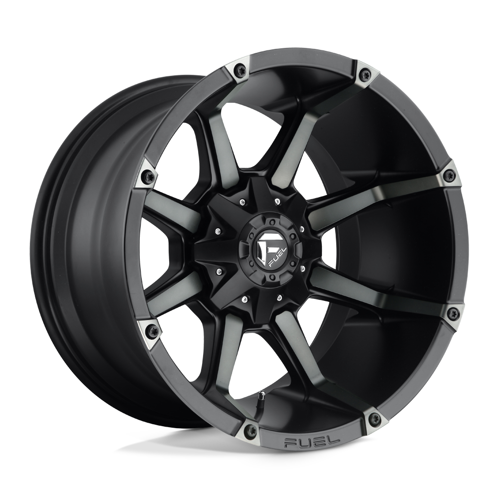 Fuel 1PC FC556 COUPLER MATTE BLACK DOUBLE DARK TINT - 8X170