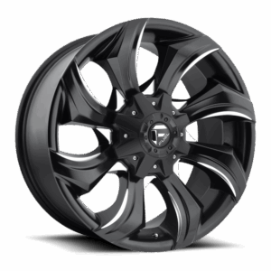 Fuel 1PC FC571 STRYKER GLOSS BLACK MILLED - 5X120