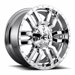 Fuel 1PC FC631 SLEDGE CHROME PLATED - 8X180