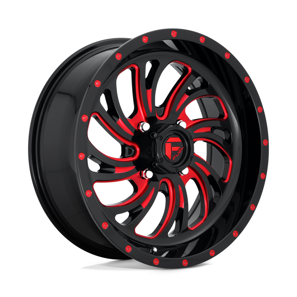 Fuel UTV FV642 KOMPRESSOR GLOSS BLACK RED TINTED CLEAR - 4X137