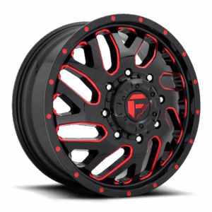 Fuel 1PC FC656 TRITON GLOSS BLACK RED TINTED CLEAR - 8X210