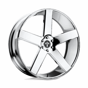 DUB 1PC DC115 BALLER CHROME PLATED - 5X115