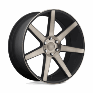 DUB 1PC DC127 FUTURE MATTE BLACK DOUBLE DARK TINT - 6X5.5
