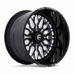 Fuel Forged FF109 FF109 GLOSS BLACK MILLED - 5X4.5