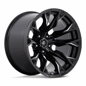 Fuel 1PC FC803 FLAME GLOSS BLACK MILLED - 5X5.5