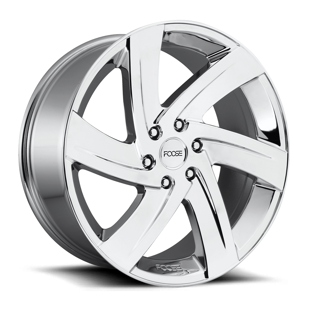 Foose 1PC OC166 BODINE CHROME PLATED - 6X5.5