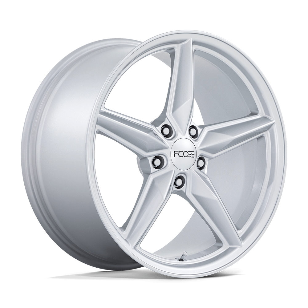 Foose 1PC OC174 CF8 GLOSS SILVER - 5X120