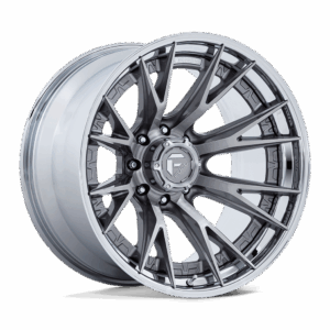 Fuel 1PC FC402 CATALYST PLATINUM WITH CHROME LIP - 8X180