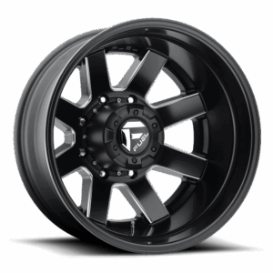 Fuel 1PC FC538 MAVERICK MATTE BLACK MILLED - 8X6.5
