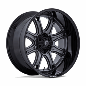 Fuel 1PC FC853 DARKSTAR MATTE GUNMETAL WITH BLACK LIP - 5X4.5/5