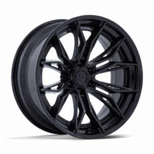 Fuel 1PC FC404 MUTINY MATTE BLACK W/ GLOSS BLACK LIP - 6X5.5