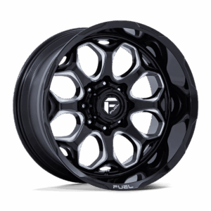 Fuel 1PC FC862 SCEPTER GLOSS BLACK MILLED - 8X170