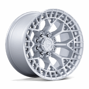 Fuel 1PC FC873 CHARGER GLOSS SILVER W/ MACHINED FACE - 8X170