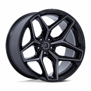 Fuel 1PC FC854 FLUX GLOSS BLACK BRUSHED FACE WITH GRAY TINT - 5X5.0