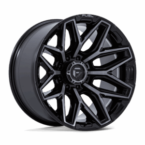 Fuel 1PC FC854 FLUX GLOSS BLACK BRUSHED FACE WITH GRAY TINT - 8X180