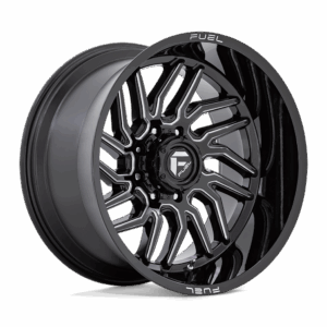 Fuel 1PC FC807 HURRICANE GLOSS BLACK MILLED - 5X5.5