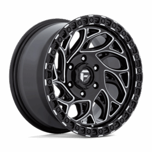 Fuel 1PC FC840 RUNNER OR GLOSS BLACK MILLED - 5X5.0