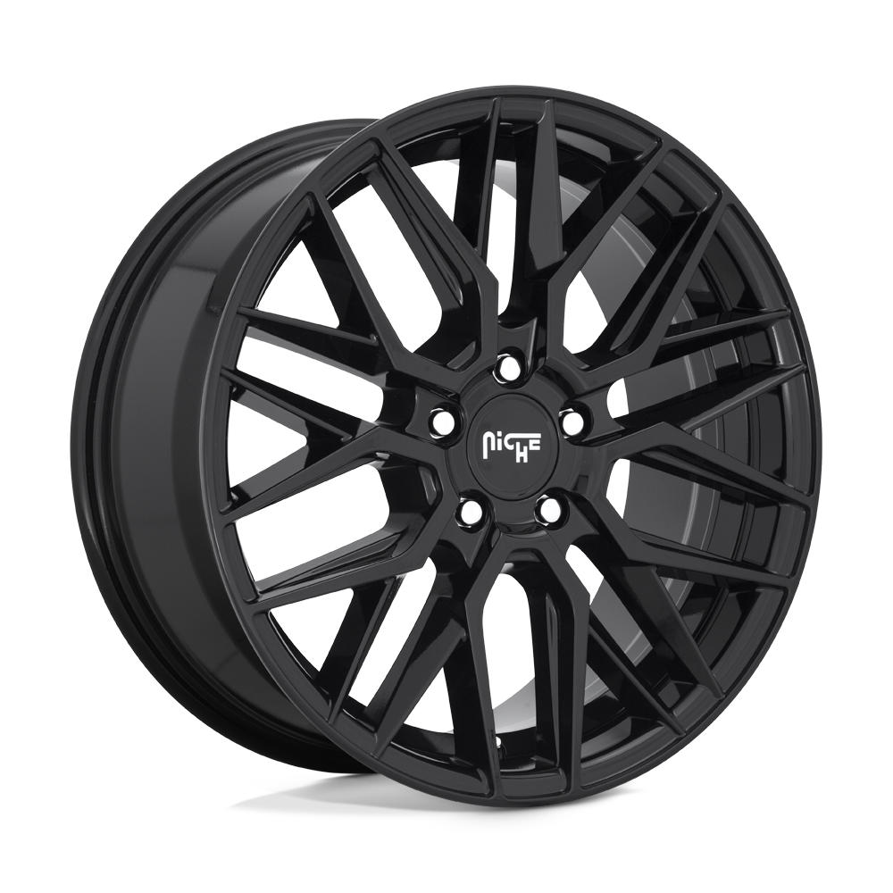 Niche 1PC NC224 GAMMA GLOSS BLACK - 5X112