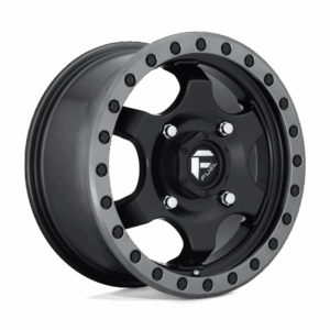 Fuel UTV FV639 GATLING UTV MATTE BLACK GUN METAL RING - 4X137