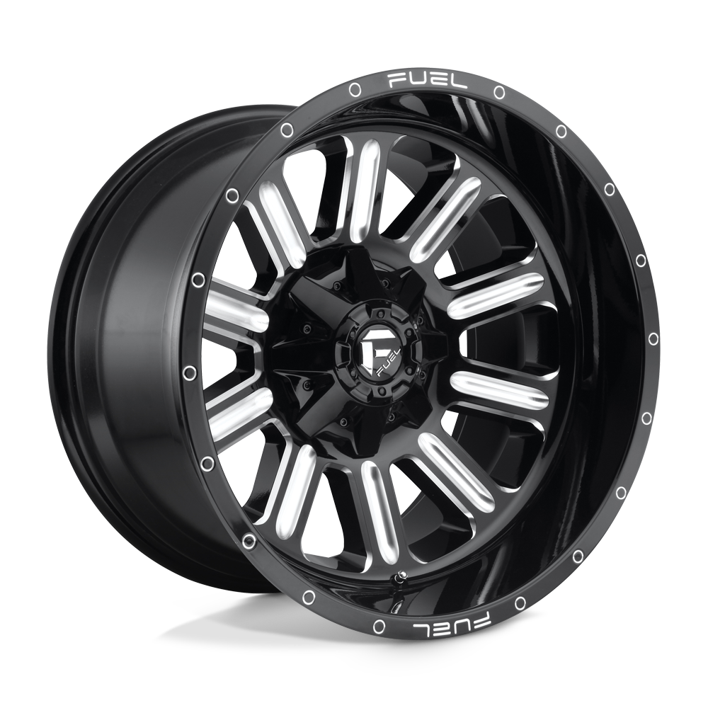 Fuel 1PC FC620 HARDLINE GLOSS BLACK MILLED - 5X5.5