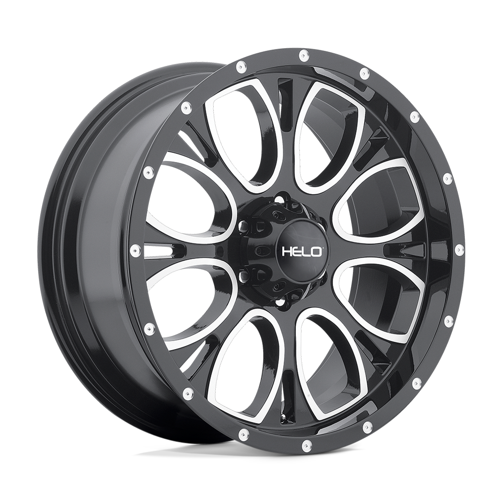 Helo HE879 HE879 GLOSS BLACK MACHINED - 6X5.5