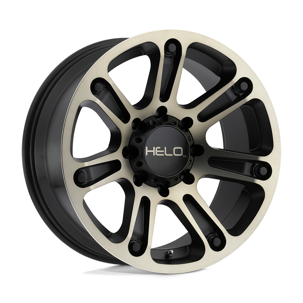 Helo HE904 HE904 SATIN BLACK MACHINED DARK TINT - 5X5.0