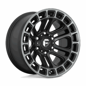 Fuel 1PC FC720 HEATER MATTE BLACK DOUBLE DARK TINT MACHINED - 6X135