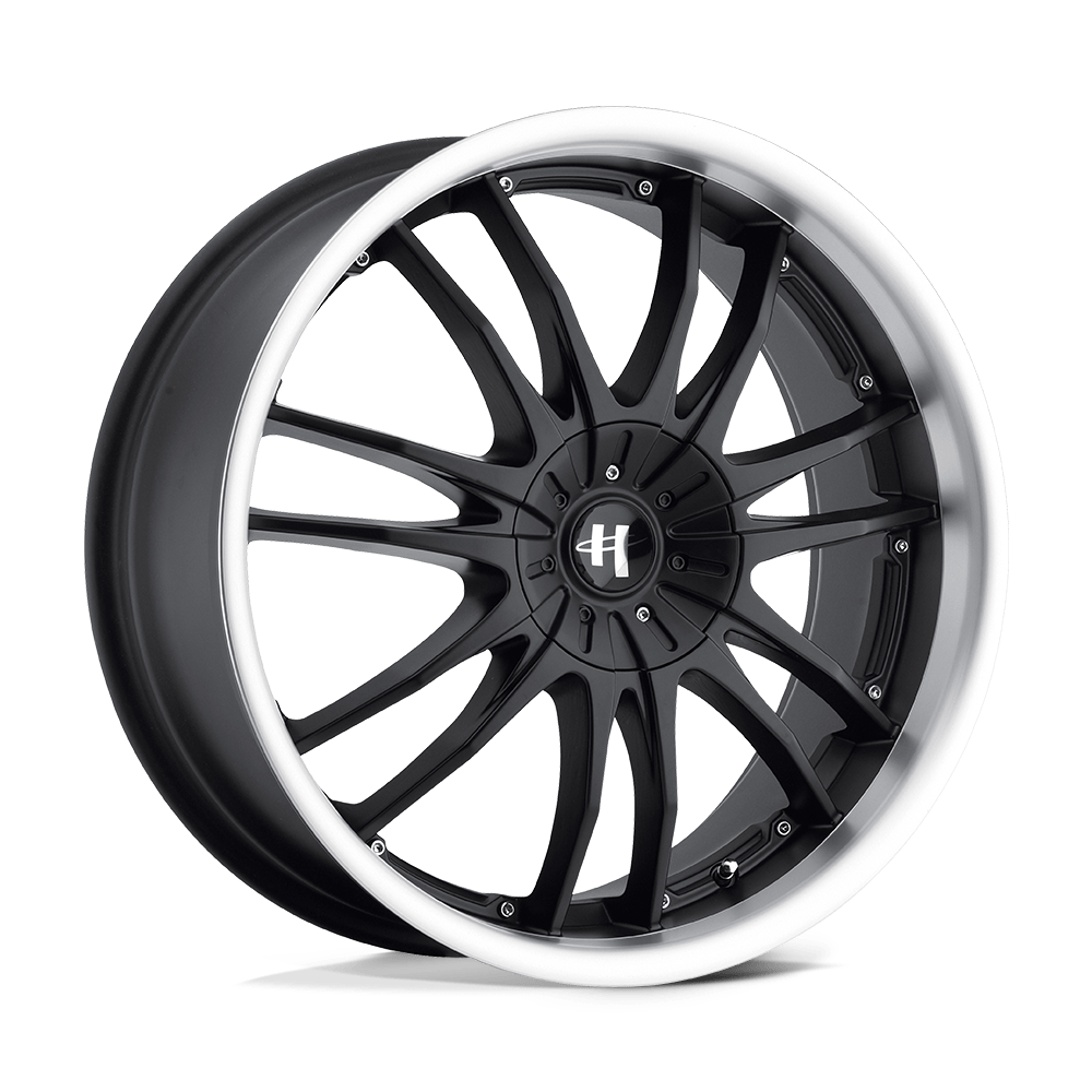 Helo HE845 HE845 GLOSS BLACK MACHINED - 5X4.5