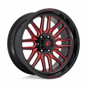 Fuel 1PC FC663 IGNITE GLOSS BLACK RED TINTED CLEAR - 6X135