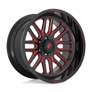 Fuel 1PC FC663 IGNITE GLOSS BLACK RED TINTED CLEAR - 6X5.5