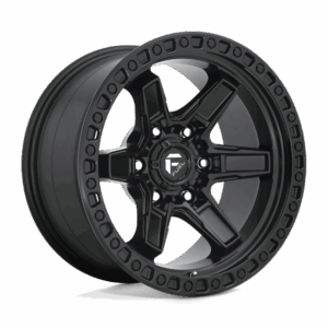 Fuel 1PC FC697 KICKER MATTE BLACK - 6X135