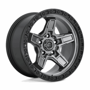 Fuel 1PC FC698 KICKER MATTE GUN METAL BLACK BEAD RING - 5X5.0