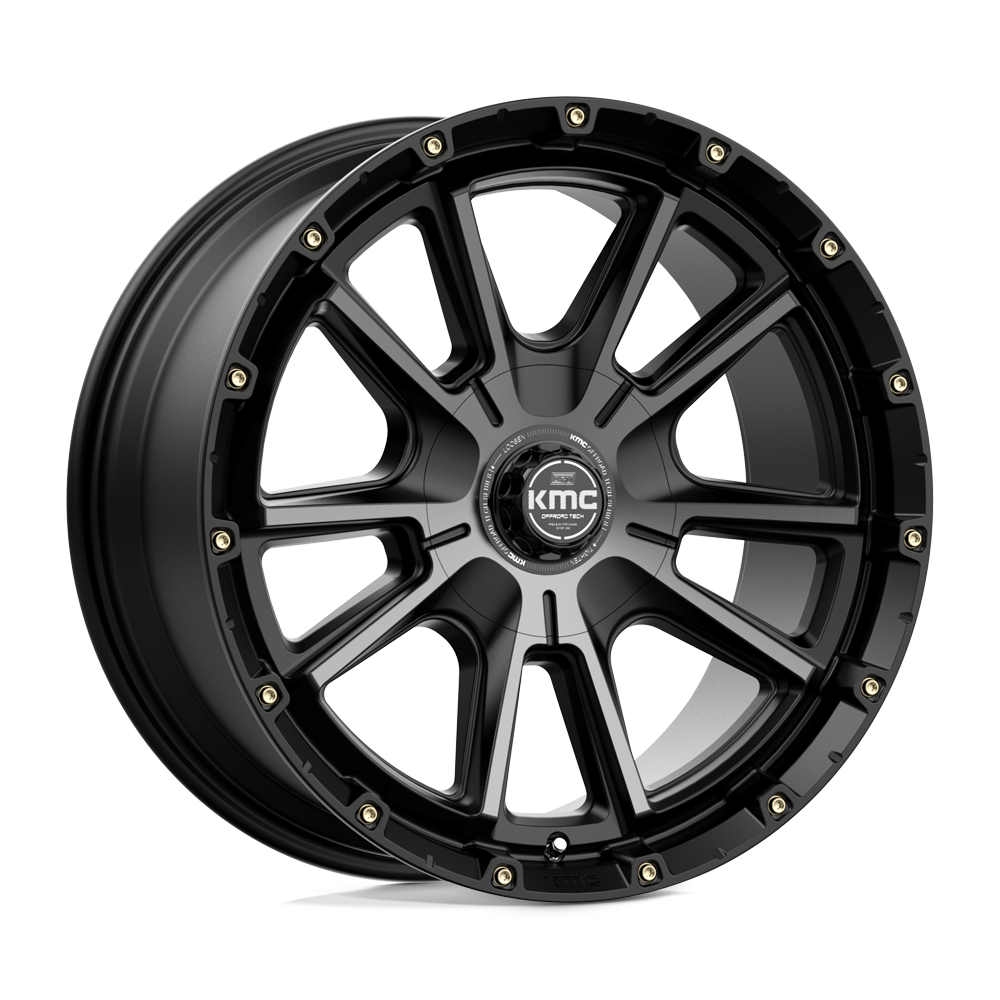 KMC KM100 SYNC SATIN BLACK WITH GRAY TINT - 6X135/5.5