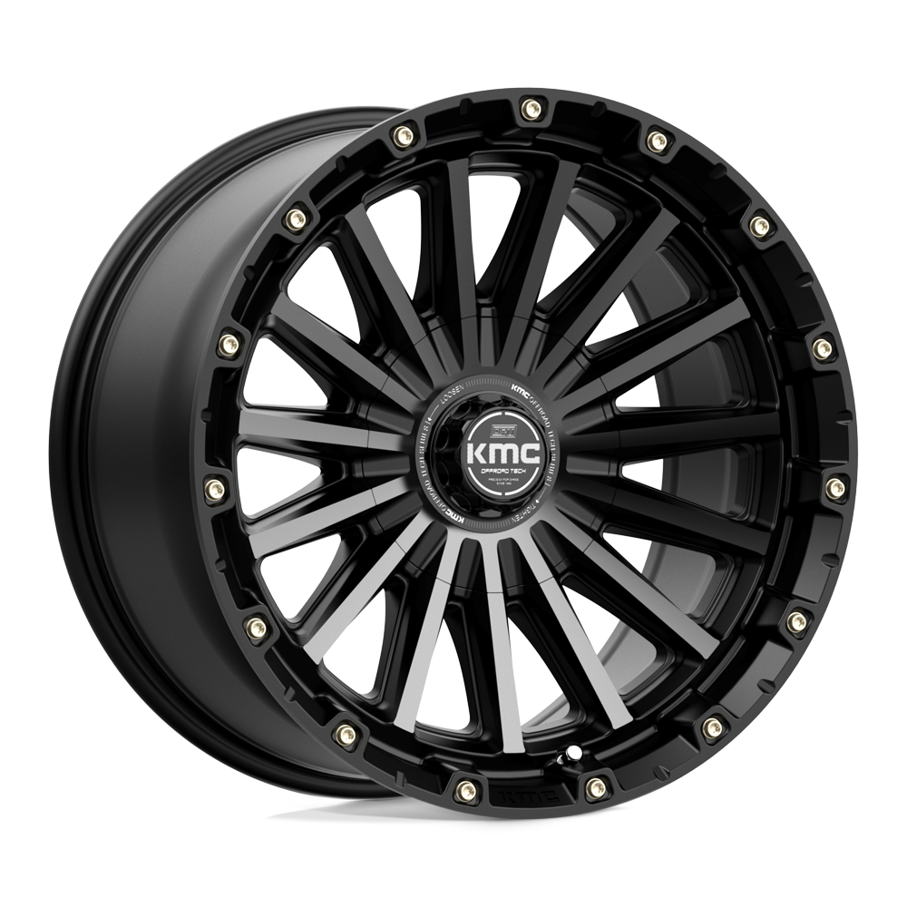 KMC KM102 SIGNAL SATIN BLACK WITH GRAY TINT - 6X135/5.5