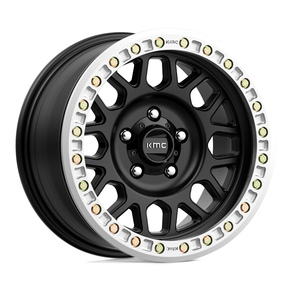 KMC KM234 GRENADE DESERT BEADLOCK SATIN BLACK - 8X6.5