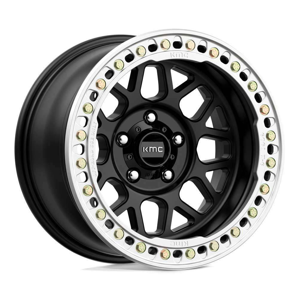 KMC KM235 GRENADE CRAWL BEADLOCK SATIN BLACK - BLANK