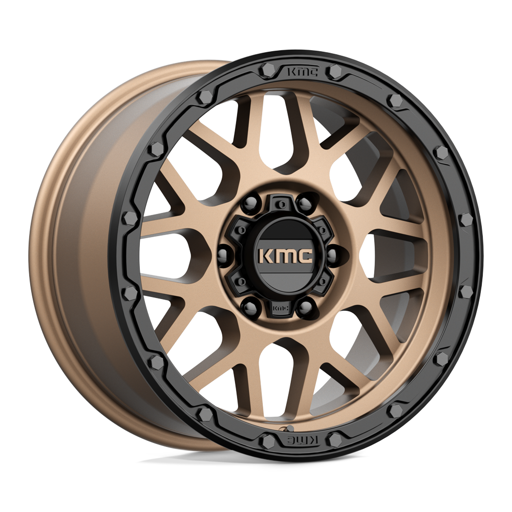 KMC KM535 GRENADE OFF-ROAD MATTE BRONZE MATTE BLACK LIP - 6X4.5