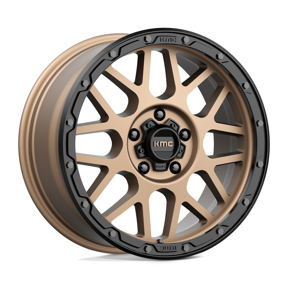 KMC KM535 GRENADE OFF-ROAD MATTE BRONZE MATTE BLACK LIP - 5X5.0