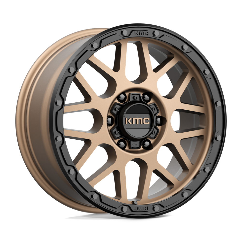 KMC KM535 GRENADE OFF-ROAD MATTE BRONZE MATTE BLACK LIP - 6X135