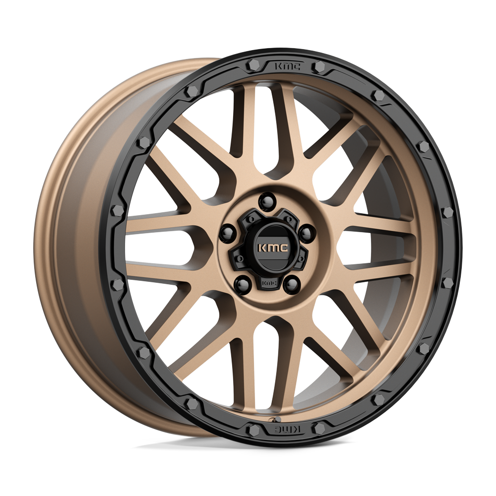 KMC KM535 GRENADE OFF-ROAD MATTE BRONZE MATTE BLACK LIP - 5X150
